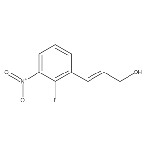 3-(2-Fluoro-3-nitrophenyl)prop-2-en-1-ol结构式