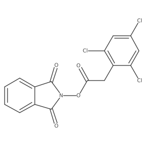 1,3-dioxo-2,3-dihydro-1H-isoindol-2-yl 2-(2,4,6-trichlorophenyl)acetate Structure