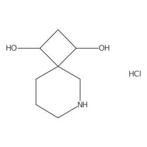 8-Azaspiro[3.5]nonane-1,3-diol;hydrochloride结构式