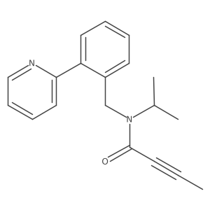 N-Propan-2-yl-N-[(2-pyridin-2-ylphenyl)methyl]but-2-ynamide Structure
