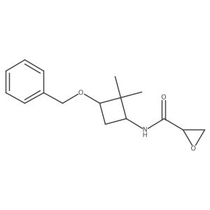 N-(2,2-Dimethyl-3-phenylmethoxycyclobutyl)oxirane-2-carboxamide Structure