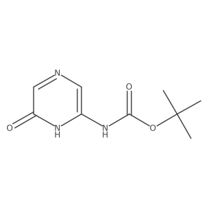 tert-butyl N-(6-hydroxypyrazin-2-yl)carbamate结构式