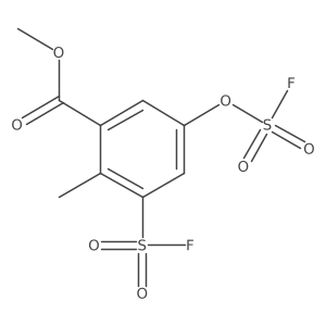 Methyl 3-(fluorosulfonyl)-5-[(fluorosulfonyl)oxy]-2-methylbenzoate Structure