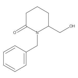 (R)-1-Benzyl-6-(hydroxymethyl)piperidin-2-one Structure