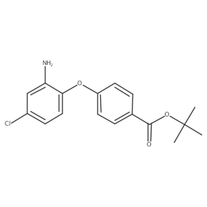 Tert-butyl 4-(2-amino-4-chlorophenoxy)benzoate Structure