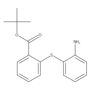 Tert-butyl 2-[(2-aminophenyl)sulfanyl]benzoate Structure