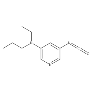 N-ethyl-5-isocyanato-N-propylpyridin-3-amine Structure