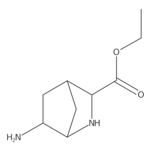 rac-ethyl (1R,3R,4R,6S)-6-amino-2-azabicyclo[2.2.1]heptane-3-carboxylate Structure