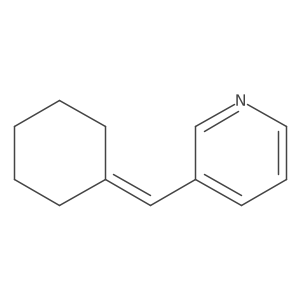 3-(Cyclohexylidenemethyl)pyridine Structure