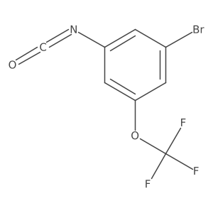 1-Bromo-3-isocyanato-5-(trifluoromethoxy)benzene Structure