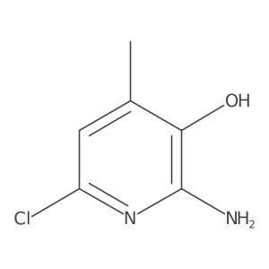 2-Amino-6-chloro-4-methylpyridin-3-ol结构式