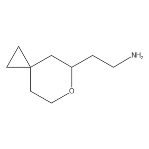 2-{6-Oxaspiro[2.5]octan-5-yl}ethan-1-amine Structure