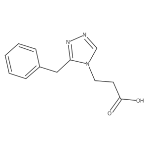 3-(3-benzyl-4H-1,2,4-triazol-4-yl)propanoic acid结构式
