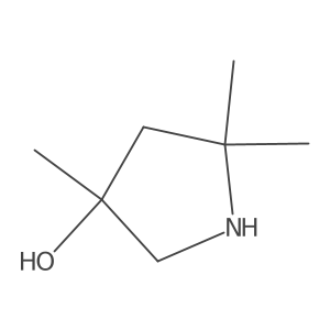 3,5,5-Trimethylpyrrolidin-3-ol Structure