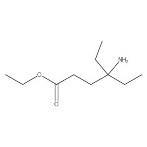 Ethyl 4-amino-4-ethylhexanoate结构式