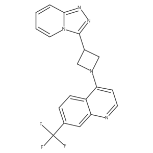 4-(3-{[1,2,4]Triazolo[4,3-a]pyridin-3-yl}azetidin-1-yl)-7-(trifluoromethyl)quinoline Structure