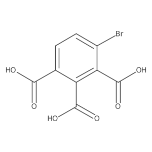 4-Bromo-1,2,3-benzenetricarboxylic acid Structure