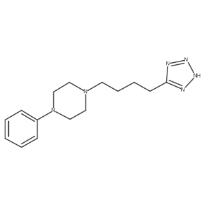 1-Phenyl-4-[4-(2H-tetrazol-5-yl)butyl]piperazine Structure