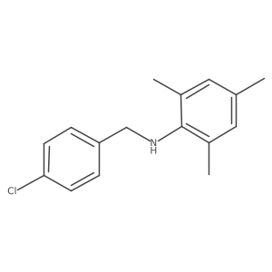 N-(4-Chlorobenzyl)-2,4,6-trimethylaniline Structure