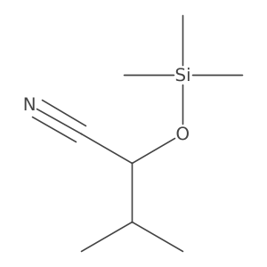 3-Methyl-2-[(trimethylsilyl)oxy]butanenitrile Structure