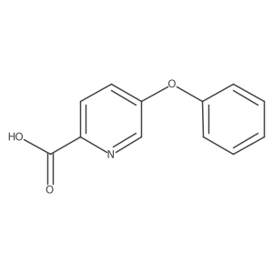 5-Phenoxypyridine-2-carboxylic acid结构式