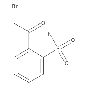 2-(2-bromoacetyl)-Benzenesulfonyl fluoride结构式