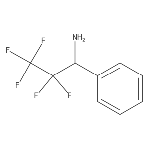 2,2,3,3,3-Pentafluoro-1-phenylpropan-1-amine Structure