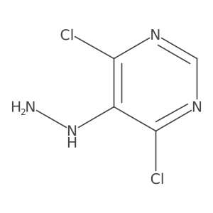 4,6-Dichloro-5-hydrazinylpyrimidine Structure