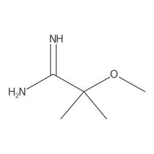 2-Methoxy-2-methylpropanimidamide Structure