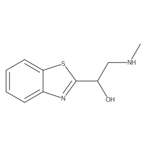 1-(1,3-Benzothiazol-2-yl)-2-(methylamino)ethanol结构式