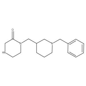 1-((1-Benzylpiperidin-3-yl)methyl)piperazin-2-one Structure