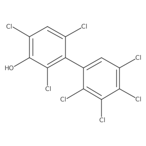 2,2',3',4,4',5',6-Heptachloro[1,1'-biphenyl]-3-ol Structure