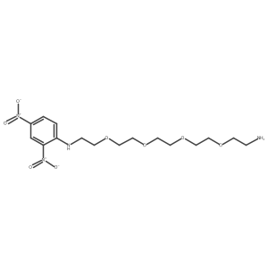 N1-(2,4-Dinitrophenyl)-3,6,9,12-tetraoxatetradecane-1,14-diamine Structure