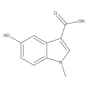 5-Hydroxy-1-methyl-1h-indole-3-carboxylic acid Structure