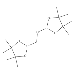 4,4,5,5-Tetramethyl-2-[(4,4,5,5-tetramethyl-1,3,2-dioxaborolan-2-yl)methoxy]-1,3,2-dioxaborolane Structure
