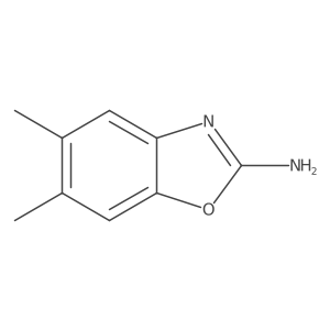 5,6-Dimethyl-1,3-benzoxazol-2-amine Structure