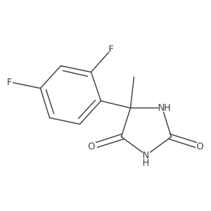 5-(2,4-Difluorophenyl)-5-methylimidazolidine-2,4-dione结构式