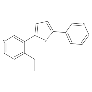 4-Ethyl-3-[5-(3-pyridinyl)-2-thienyl]pyridine Structure