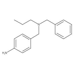 4-{[Benzyl(propyl)amino]methyl}aniline结构式