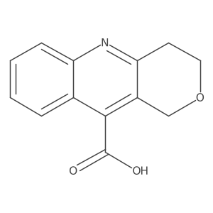 3,4-dihydro-1H-pyrano[4,3-b]quinoline-10-carboxylic acid Structure