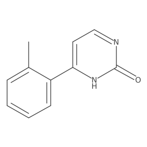 6-(2-Methylphenyl)-2(1H)-pyrimidinone结构式