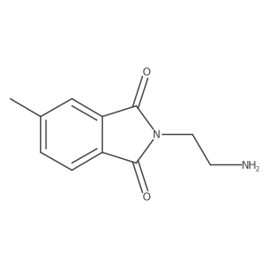 2-(2-Aminoethyl)-5-methyl-1H-isoindole-1,3(2H)-dione Structure