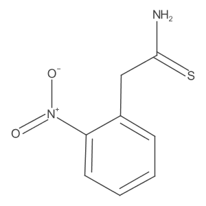 2-(2-Nitrophenyl)ethanethioamide结构式