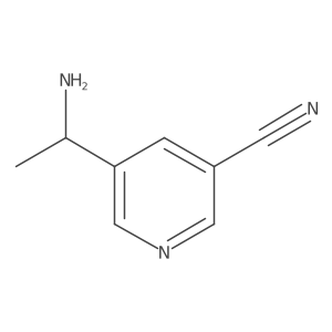 (R)-5-(1-Aminoethyl)nicotinonitrile Structure