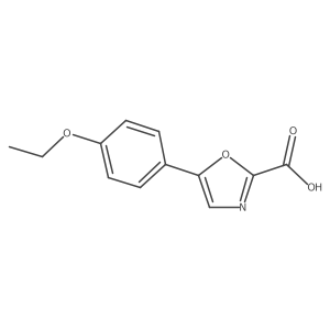 5-(4-Ethoxyphenyl)oxazole-2-carboxylic acid Structure