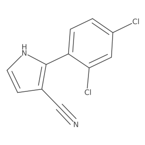 2-(2,4-Dichloro-phenyl)-1h-pyrrole-3-carbonitrile Structure
