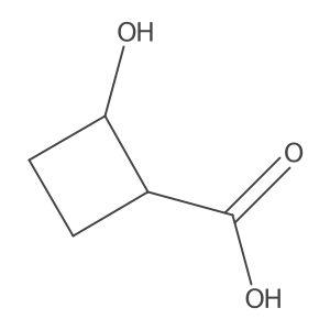 2-Hydroxycyclobutanecarboxylic acid结构式