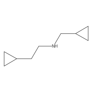 (2-Cyclopropylethyl)(cyclopropylmethyl)amine Structure