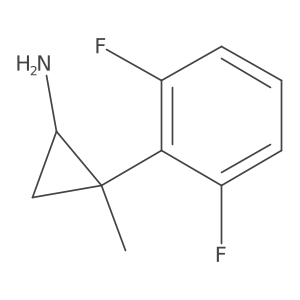2-(2,6-Difluorophenyl)-2-methylcyclopropan-1-amine Structure