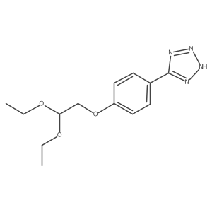 2H-Tetrazole, 5-[4-(2,2-diethoxyethoxy)phenyl]- Structure